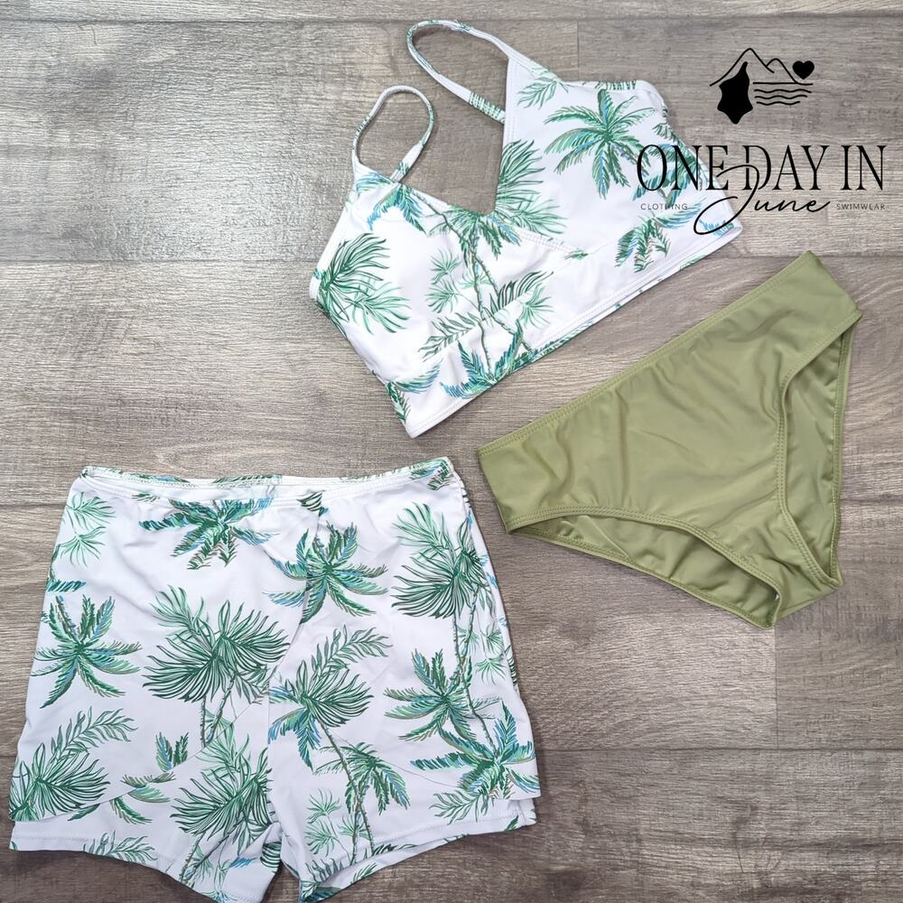 Aleumdr 3 Piece Bikini Swimsuit Size XL (160)